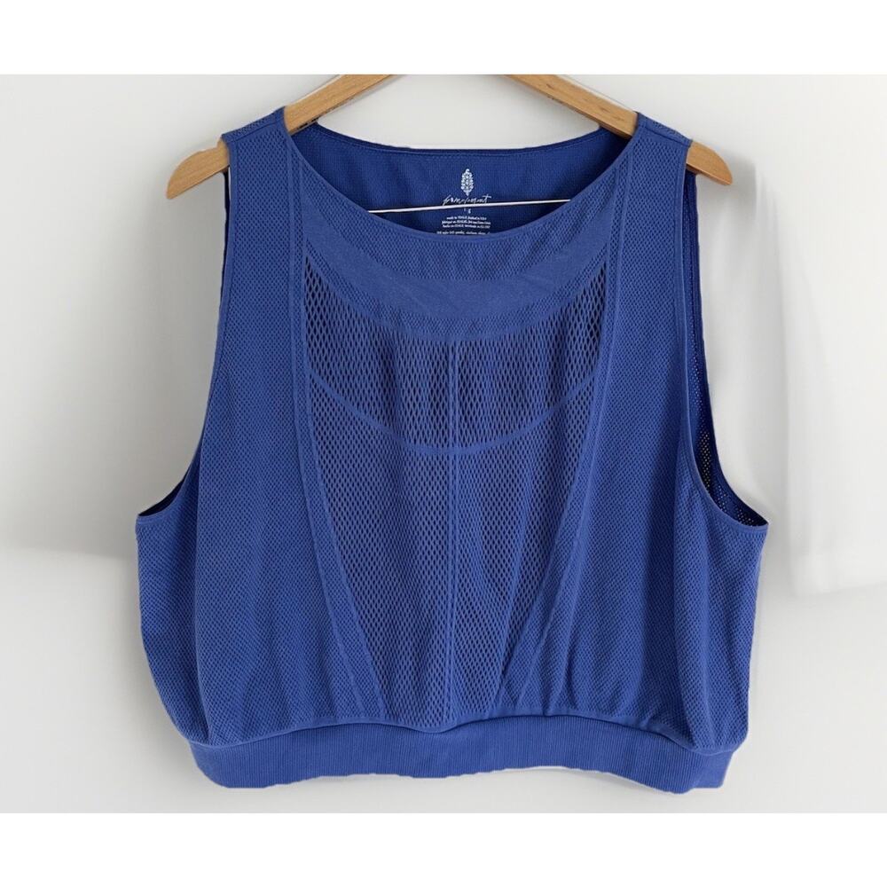 Free People Movement L Running Through My Mind Casual Tank Top Made in Italy $88